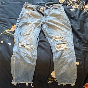 Yellow Embroidered Light Blue Women’s Slim Jeans - Brand